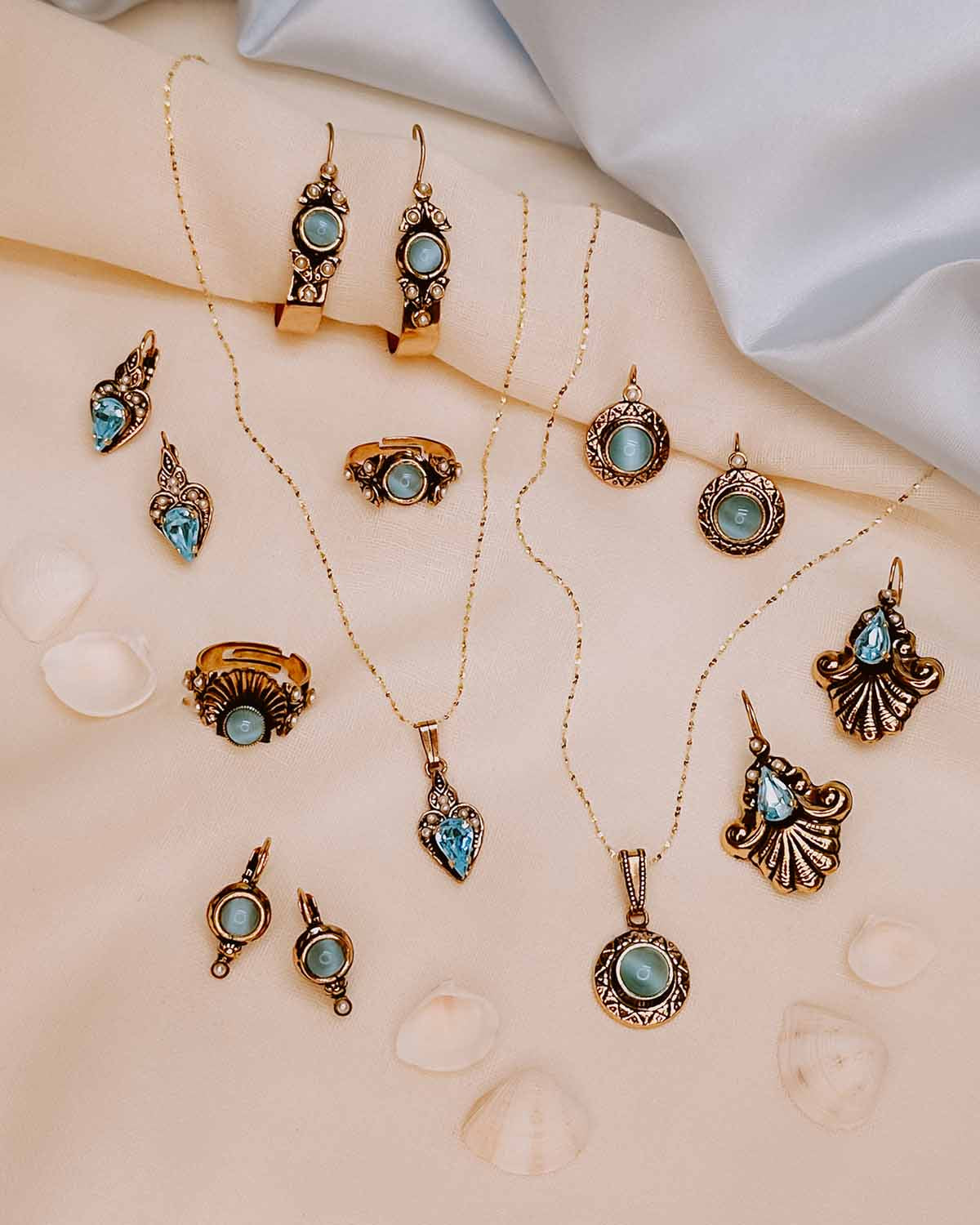 The Elba Earrings (Marina Edition)