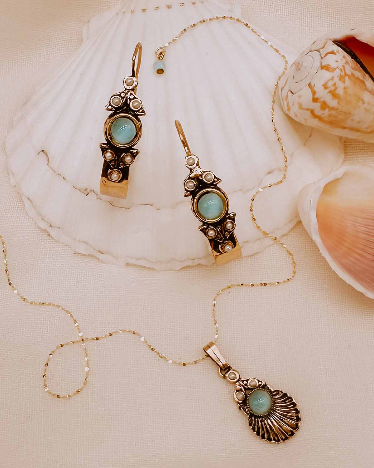 The Follonica Earrings (Marina Edition)