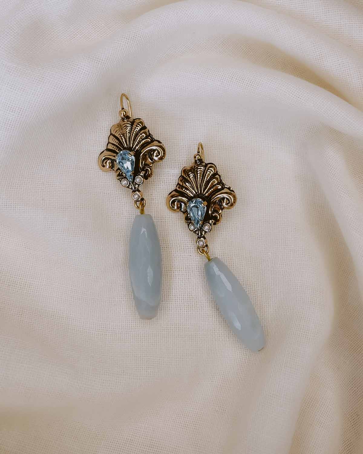 The Livorno Grande Earrings (Marina Edition)