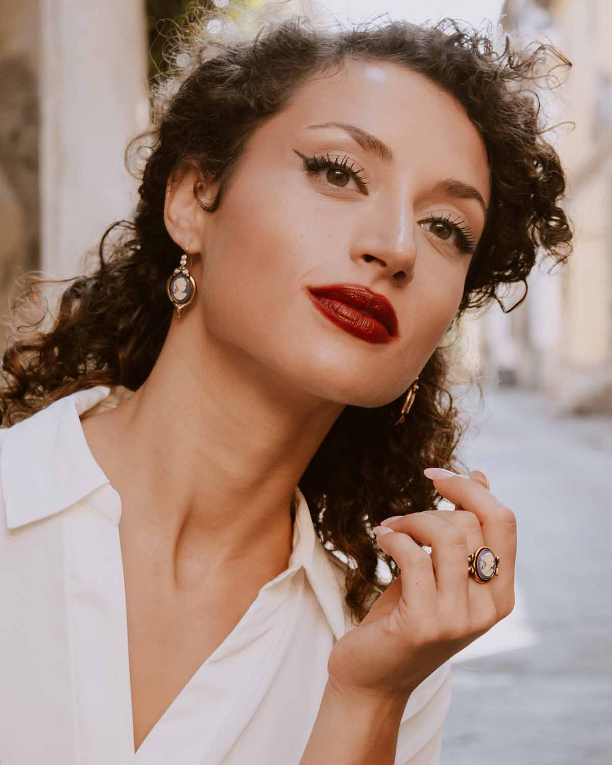 The Pienza Earrings (Tuscan Glimmer Edition)