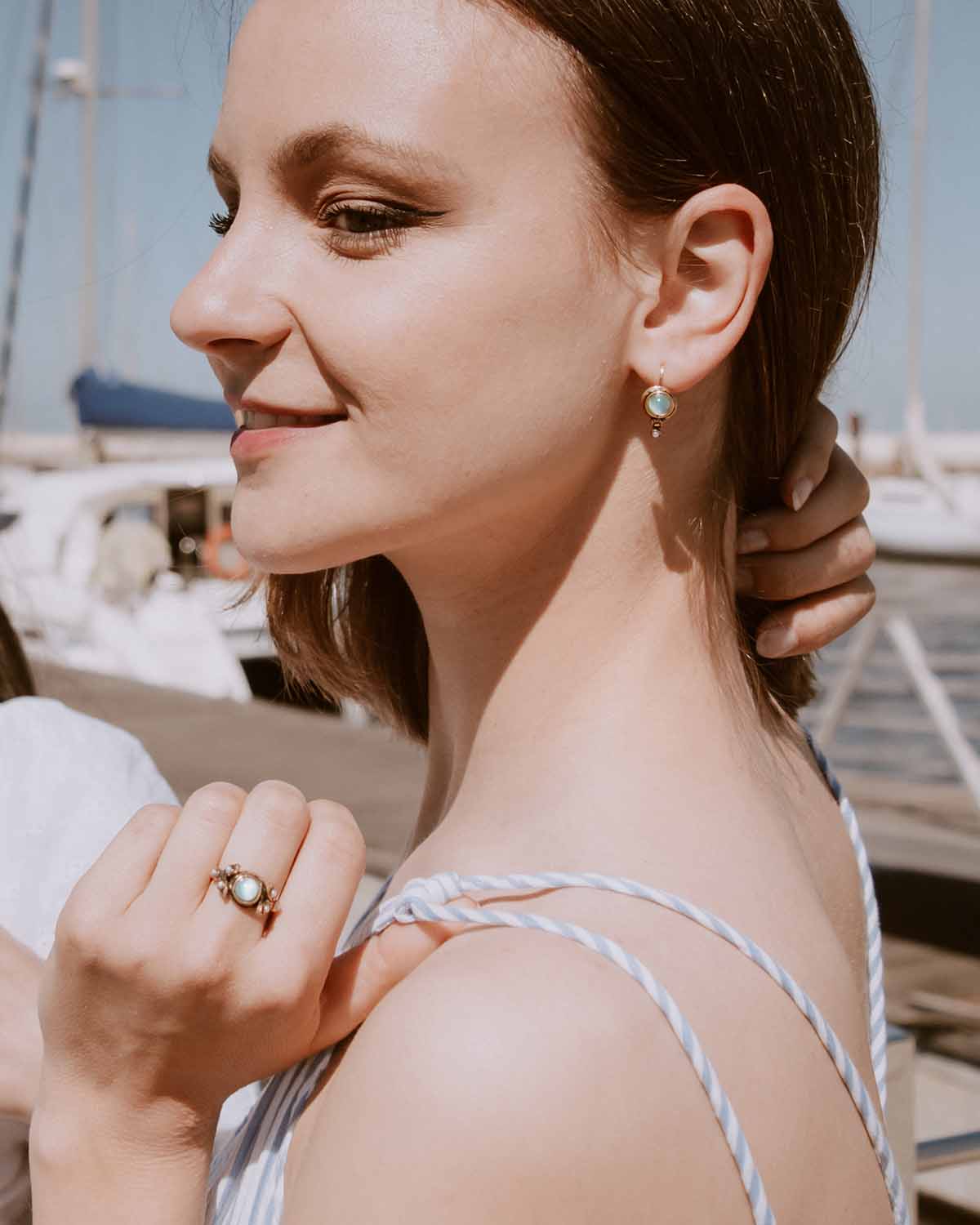 The Capraia Earrings (Marina Edition)