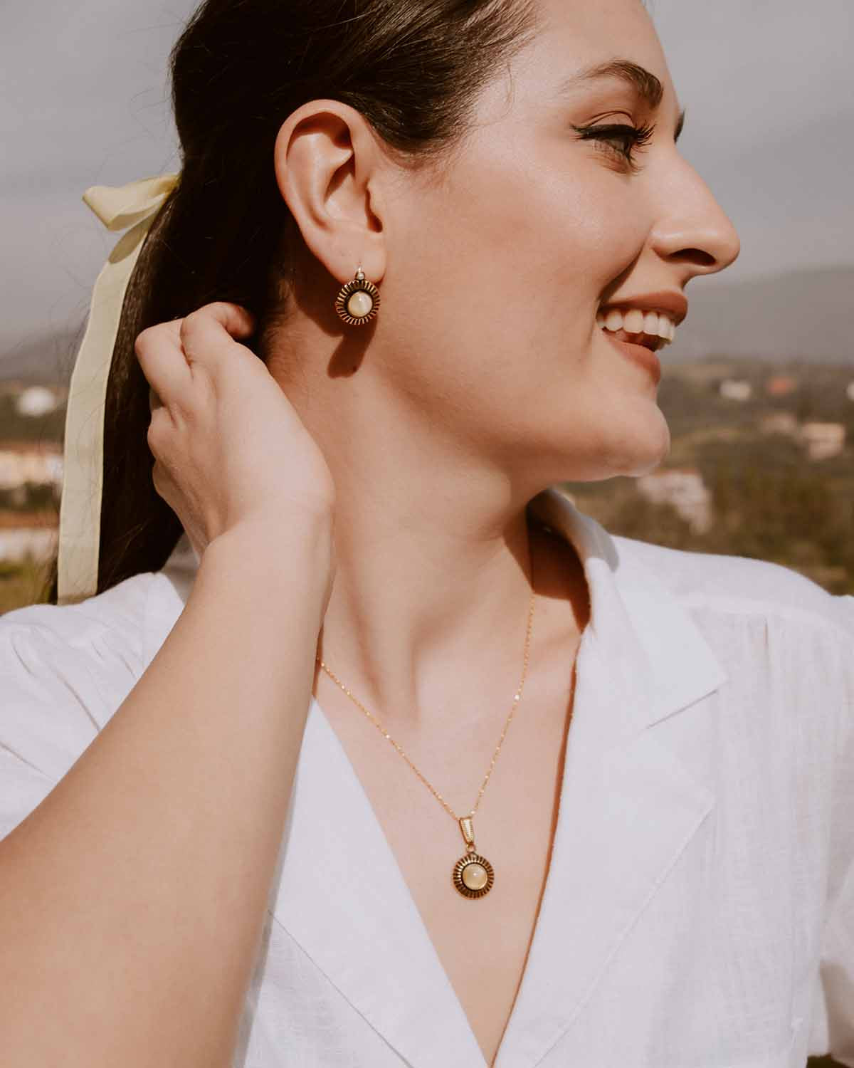 The Pisa Earrings (Al Fresco Edition)