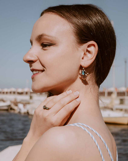 The Livorno Earrings (Marina Edition)