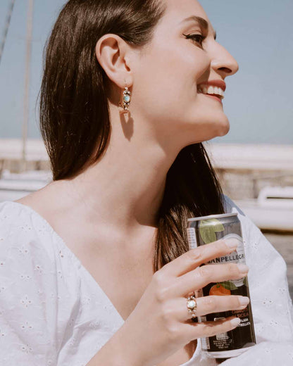 The Follonica Earrings (Marina Edition)